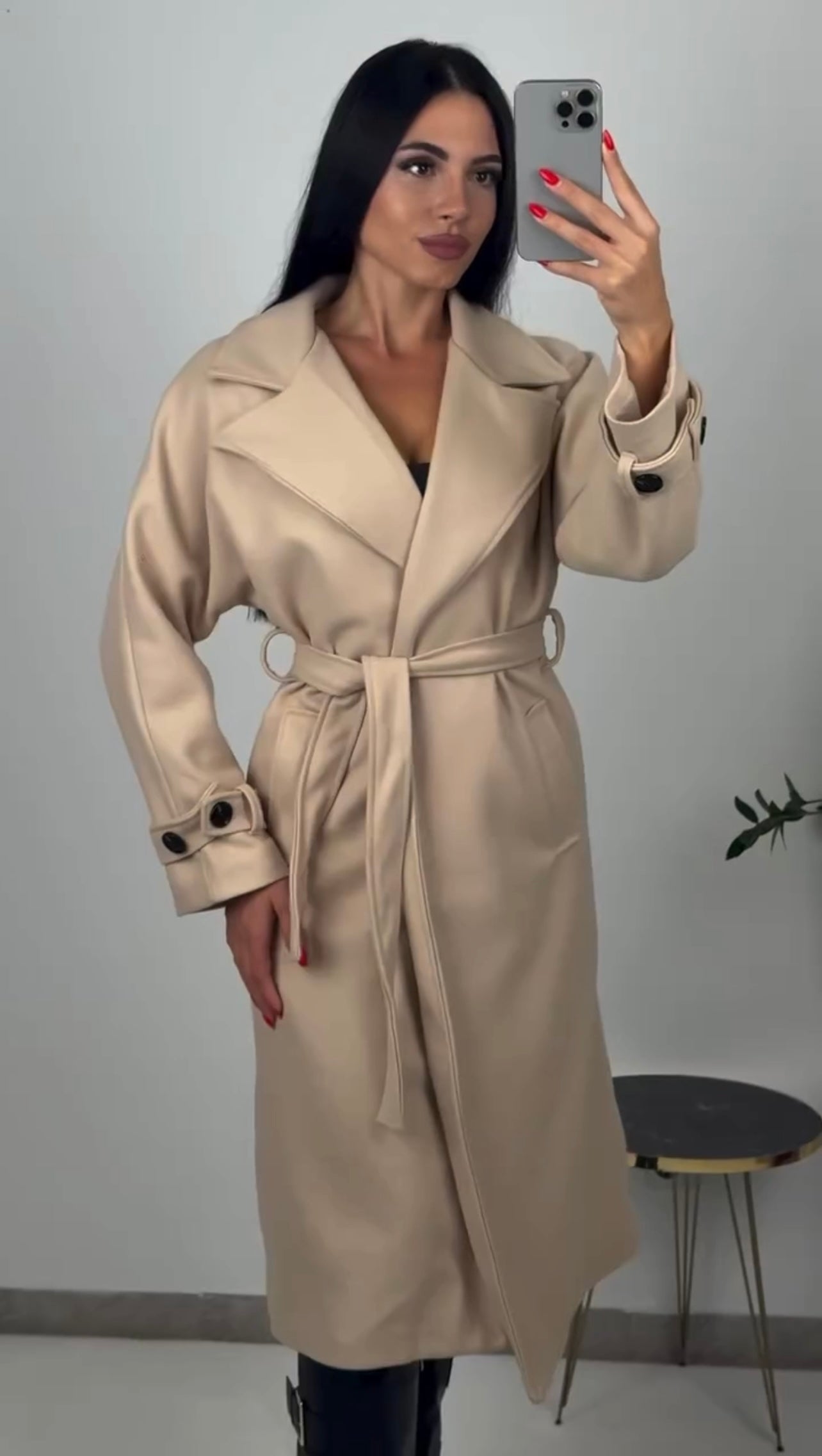 Palton Leila - eLiaShop.ro Magazin de haine online